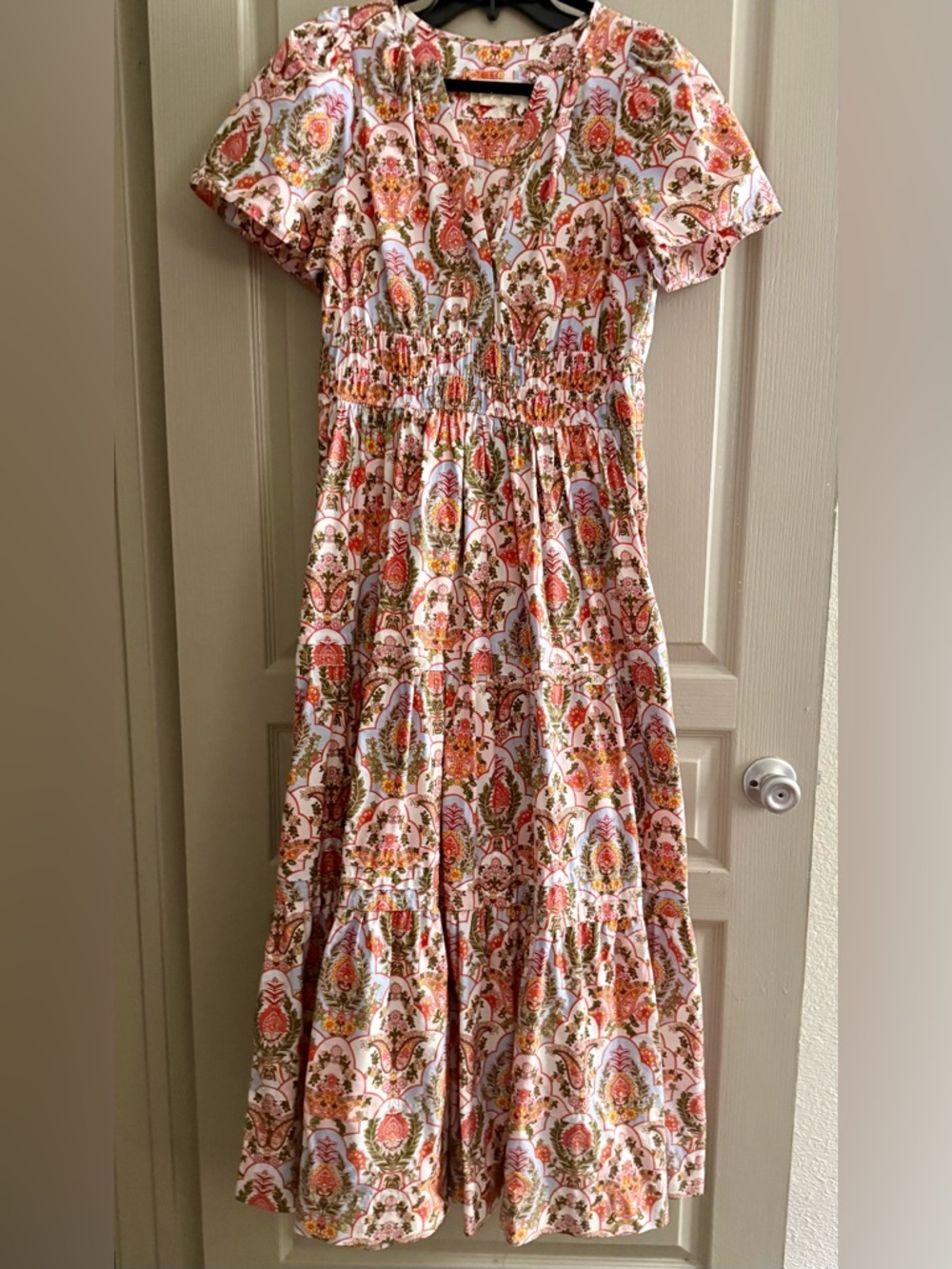 Anthropologie Somerset printed cotton maxi dress. Medium - Picture 2 of 12